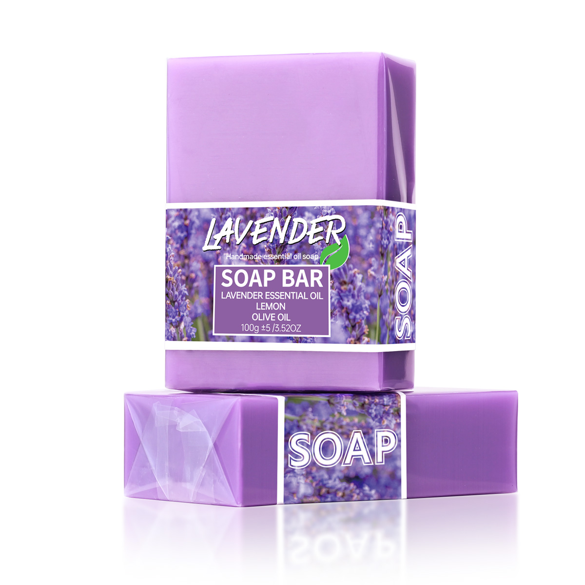 100 جرام من زيت اللافندر المصن - مراجعة Essential Oil Soap وسعره