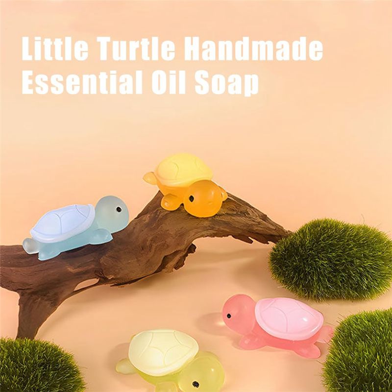 صابون A96K-Little Turtle اليدو - مراجعة Essential Oil Soap وسعره