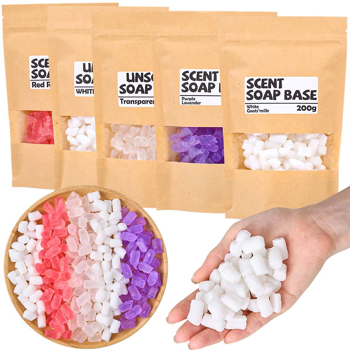 200 جرام قاعدة صابون الجلسرين  - مراجعة Soap Making Glycerin Base وسعره